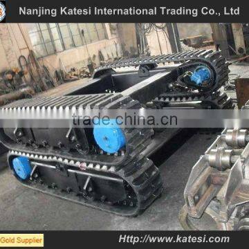 Steel Rubber Track Undercarriage / Crawler Undercarriage Spare Part / Rubber Steel Track Chassis From 0.5Ton to 120Ton photo-3