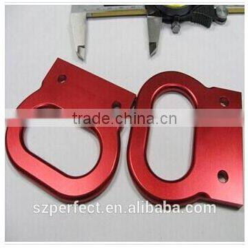 Red anodized mechanical precision customized cnc machining aluminum sporting goods,cnc lathe machined service