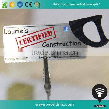 China Suppliers Free Samples Metal Business Card