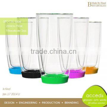 Rabits Designed Personalized Double Walled Glass Couple Coffee Mug photo-4