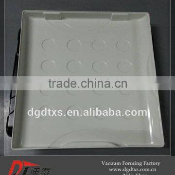 Custom Design White and Black Plastic Oblate Rectangle Suitcase photo-4
