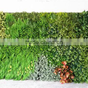 Home and outdoor decoration synthetic cheap artificial vertical green grass wall E08 04B17