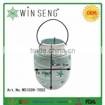 Personalized Ceramic Craft Candle Holder of Jar Shape photo-6