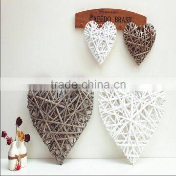 2017 Party Decoration Woven Wicker Heart photo-5
