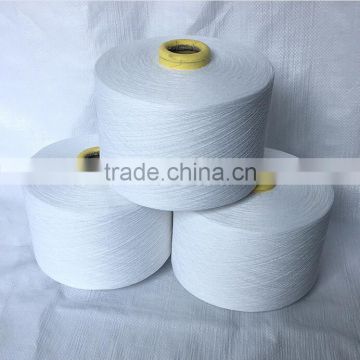 High quality raw combed cotton polyester blended yarn 40s/2 for towel