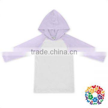 New Arrival Designs Kids Hoodies Lavender Reglan Sleeve T Shirts Kids Sweatshirt Hoodie