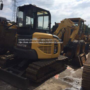 used Komatsu pc55mr mini excavator for sale