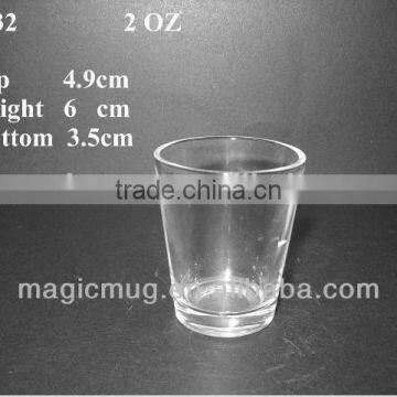 Customized Logo 3oz Color Changing Glass Shot Glass for Promot photo-4