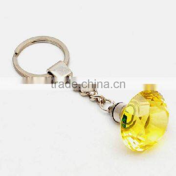 Jingyage customized handmade diamond shape crystal key chain