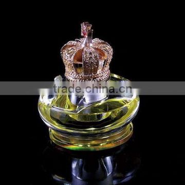 Unique Crown Crystal Perfume Bottles For Souvenirs Gifts