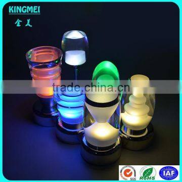 Triangle 3d Rechargeable LED Table Lamp & Table Lamp With Battery & Light up Lamp Plastic photo-5