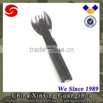 4pcs Set Outdoor Tactical SS Stainless Steel Flatware Cutlery Set photo-5