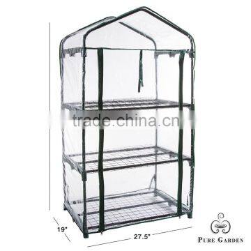 Pure Garden 3 Tier Mini Greenhouse With Cover photo-4