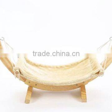 Cat Hammock With Wooden Frame /Wooden Hammock With Canopy