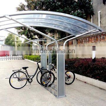 Outdoor galvanized bicycle garage shelter canopy(ISO Approved)