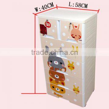 5 Layers Baby Plastic Cabinet photo-2