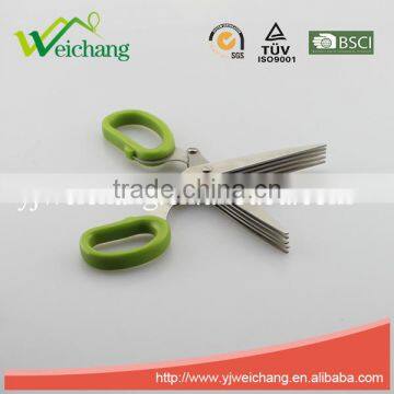 WCM34 Premium Soft Grip Stainless Steel Precision 5 LAYER BLADES SCISSOR New Design photo-3