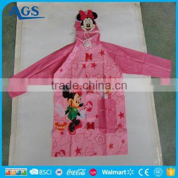 Bright Color Yellow Kid Raincoat for Your Selection photo-5