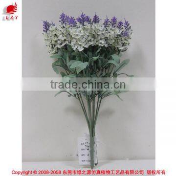 Wholesale beautiful artificia purple and whitel lavender