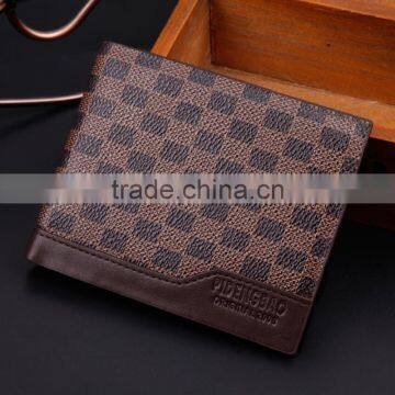 Latticed Leather Wallet for Men photo-4