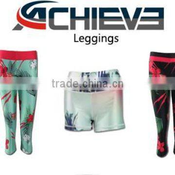 custom sublimation printed women sport manufacturing of legging