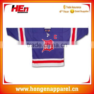 Hongen apparel China Supplier Factory Hight Qulity Custom Any Logo Wholesale Ice Hockey Jersey Uniforms