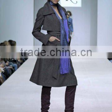 momen's fashion wool cashmere wind coat 082