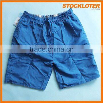 Plaid pattern cheap high quality beach style polyester mens board shorts stock