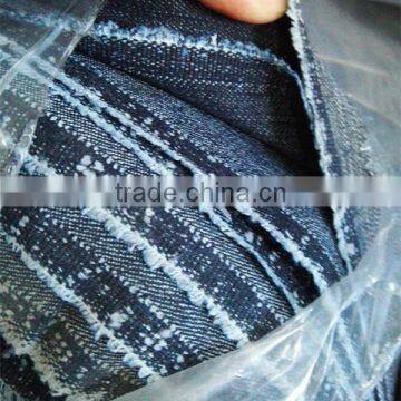 shiny denim fabric in stock item