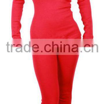 Custom Women's midweight crew base layer 100% pure merino wool tops&bottom clothing pants sports thermal underwear