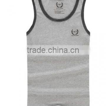 2016 Men's Fashion Tank Tops, Male Causal Summer Style Sport Gym Undershirts, Bodybuilding Sleeveless Vest Tops, photo-2