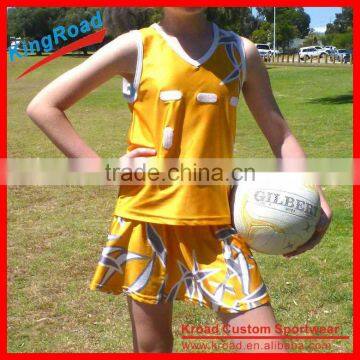 Custom Made Sublimation Netball Dresses Cheap Netball Dress Netball Wear photo-2