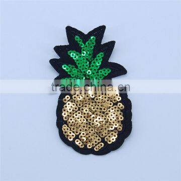Cheap Garment Accessories Fruit Reversible Sequin Design Embroidery Patch photo-3