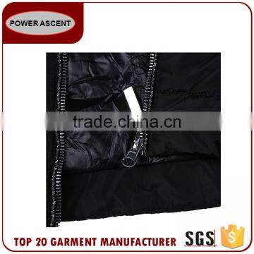 Hot Design Women Stand Collar Metal Zipper Hoody Padding Jacket photo-5