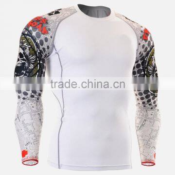 Hot Sale Long Sleeve Custom Men Compression Top