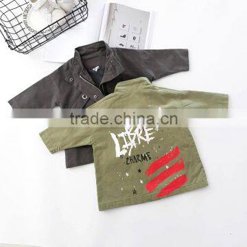 S17631A Wholesale Autumn Children Boys Fashion Windbreaker Coat photo-5