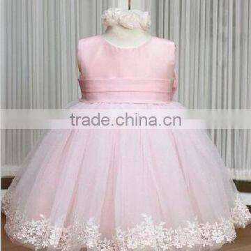 Walson Princess Dress Pink Color Cotton Lace Dress Latest Children photo-5