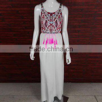 Spandex Floor-length One-piece Dress photo-3