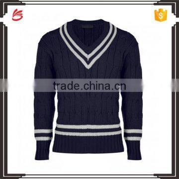 Mens Fashion Thick Sweater Stand Collar Knitting Plain Cashmere Pullover,Sweater photo-4