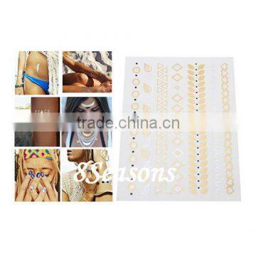 OEM Available Mixed Metallic Waterproof Temporary Tattoo Sticker For Sale