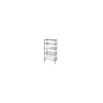 Hot Sale NSF Epoxy Black Metal Shelving