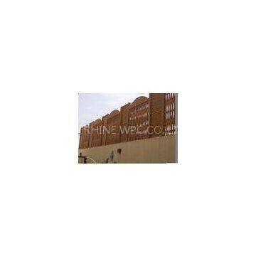 Sandalwood Durable WPC Wall Cladding Decoration for Building Templates