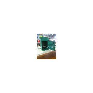 Top Opening Trash Can Bin Round Stainless Steel For Public Area