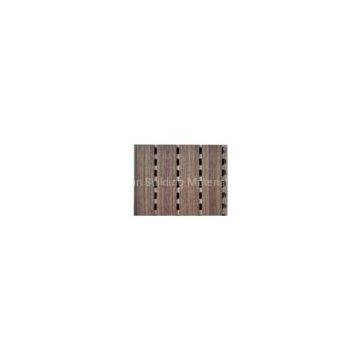 12mm Acoustical Contemporary Wooden Wall Panels , Light Weight