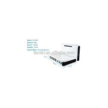 Multi port anti theft alarm display stand for smart phone