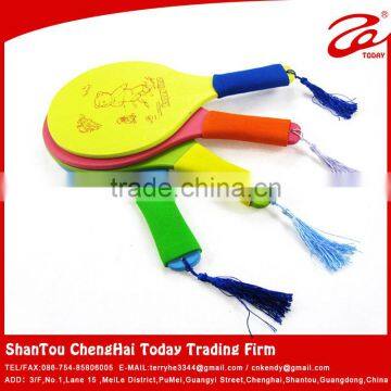 OEM wooden beach racket toy