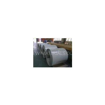Ral 9006 Color Coated Steel Coil , Overlay Film Galvanized Steel Coil