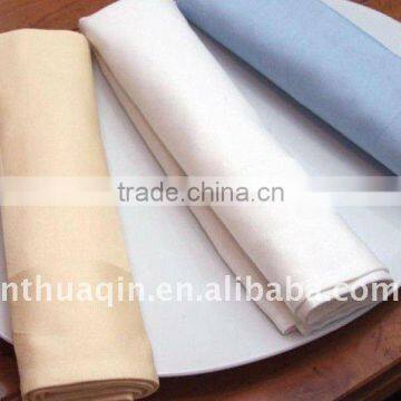 wedding and banquet cotton table napkin cotton satin band napkins