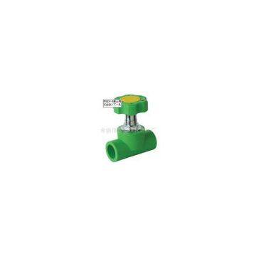 PP-R Stop valve - overstriking valve plug