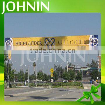 Johnin custom flag different design polyester street hanging banners